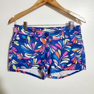 Johnnie b Multi-colored Print Shorts Size 28